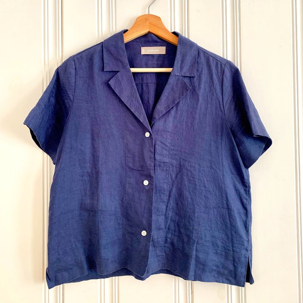 The Linen Short-Sleeve Notch Shirt